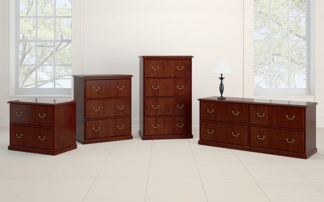 contemporary styled filing cabinets
