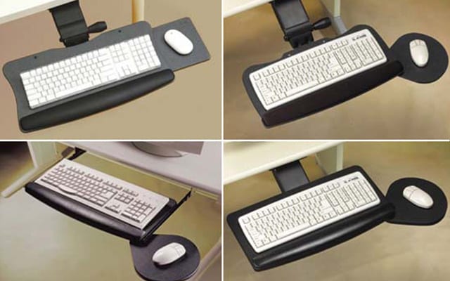 pull-out keyboard trays for office