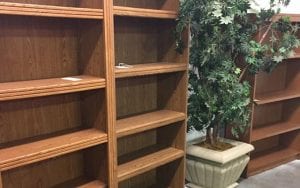 wood bookcases