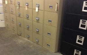 metal filing cabinets