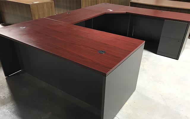used u-shape desk