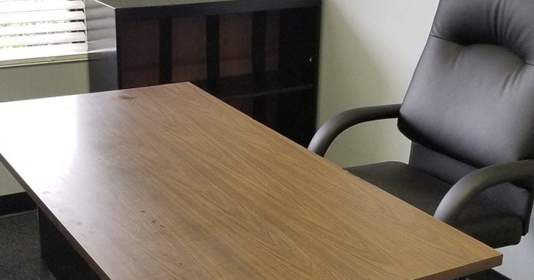 insurance agent office desk