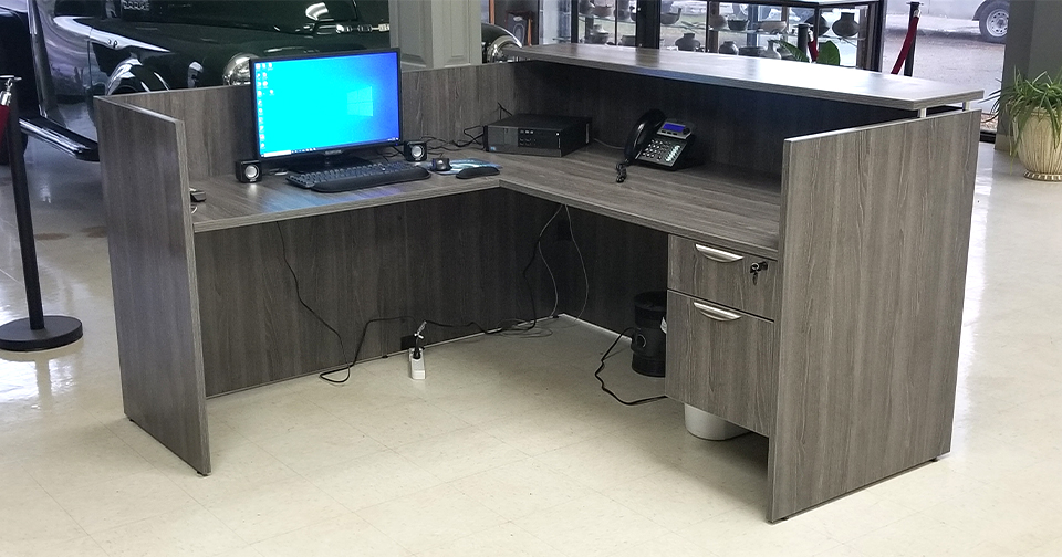 Reception Desk Installed in Savannah, TN - Office Furniture Warehouse